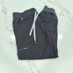 Figs Black Zamora Jogger Scrub Pants